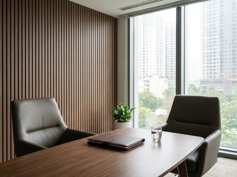 Không gian tiếp nhận và tư vấn kín đáo tại văn phòng KBC, đảm bảo an toàn tuyệt đối cho hồ sơ khách hàng.